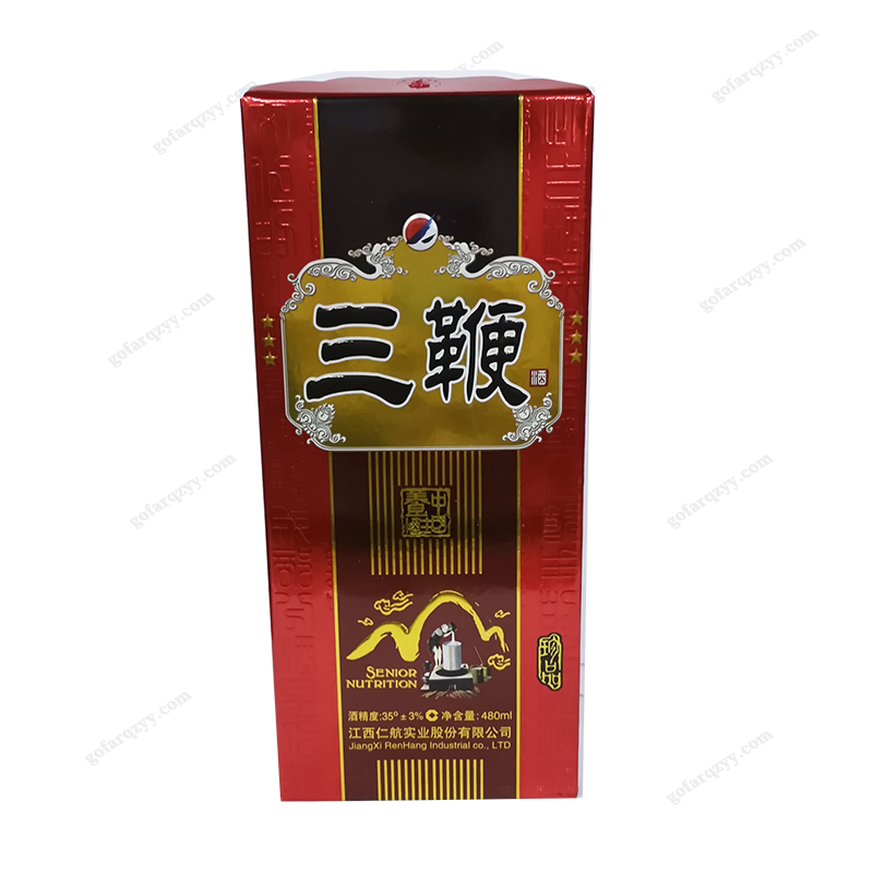  三鞭配制酒 480ml*1瓶（35°±3%） 江西仁航实业